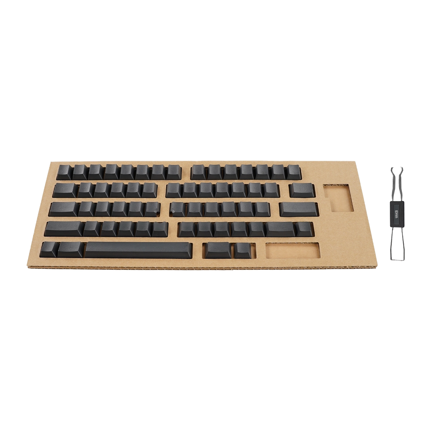 Satz leere Holzkohle-Tastenkappen für die HHKB Studio Tastatur 